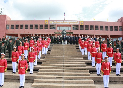 อธิการบดีมหาวิทยาลัยหัวเฉัยว ประเทศจีน เข้าเยี่ยมชมโรงเรียนนายร้อยพระจุลจอมเกล้า